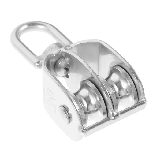 BAZEITFLOW Edelstahl Doppel Umlenkrolle Seilrolle Heben Ziehen Industrie Schwerlast Flaschenzug Seilführung Vielseitig Robust Langlebig BAZEITFLOW Edelstahl Doppel Umlenkrolle Seilrolle Heben Ziehen Industrie Schwerlast Flaschenzug Seilführung Vielseitig Robust Langlebig von BAZEITFLOW