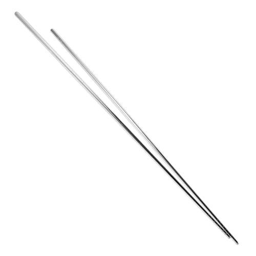 BAZEITFLOW Edelstahl Essstäbchen Langlebig Hitzebeständig Wiederverwendbar für Kochen Servieren und Frittieren Robuste Lange Essstäbchen für Vielseitigen Haushaltseinsatz BAZEITFLOW Edelstahl Essstäbchen Langlebig Hitzebeständig Wiederverwendbar für Kochen Servieren und Frittieren Robuste Lange Essstäbchen für Vielseitigen Haushaltseinsatz von BAZEITFLOW