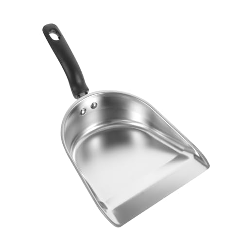 BAZEITFLOW Edelstahl Handkehrschaufel Rostfrei Klein mit Glattem Griff Multifunktional für Desktop Reinigung Haushalt Büro Geeignet Langlebig Praktisch BAZEITFLOW Edelstahl Handkehrschaufel Rostfrei Klein mit Glattem Griff Multifunktional für Desktop Reinigung Haushalt Büro Geeignet Langlebig Praktisch von BAZEITFLOW