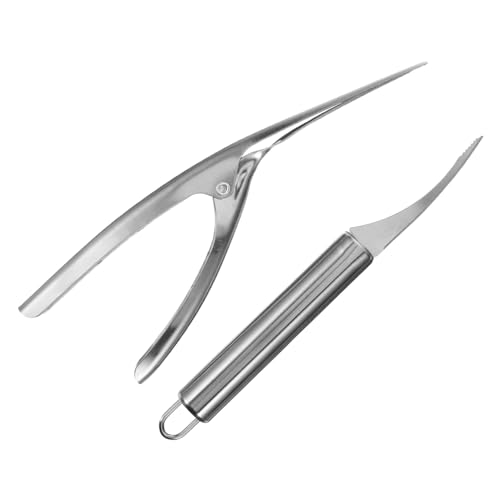 BAZEITFLOW Edelstahl Shrimp Line Cutter Garnelenschäler mit Zange Praktischer Fischentschupper und Schalenöffner Vielseitiges Küchengerät für Haushalt Restaurant und Camping BAZEITFLOW Edelstahl Shrimp Line Cutter Garnelenschäler mit Zange Praktischer Fischentschupper und Schalenöffner Vielseitiges Küchengerät für Haushalt Restaurant und Camping von BAZEITFLOW