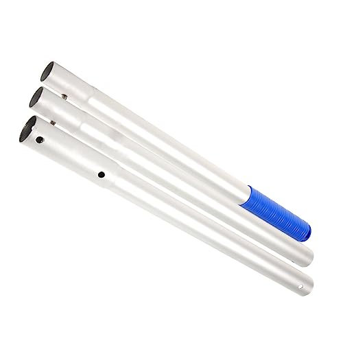 BAZEITFLOW Pool Skimmer Teleskopstange Verstellbare Aluminiumstange Für Effiziente Reinigung Von Schwimmbecken Teichen Und Aquarien Teilig Leicht Und Handlich Für Angler Und Poolliebhaber von BAZEITFLOW