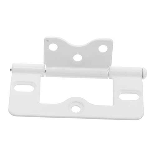 BAZEITFLOW Eisen Türscharnier Selbstschließend Schranktürscharnier Installieren Ohne Aussparung Weiß Robustes Eisen Für Innen Zimmertüren von BAZEITFLOW