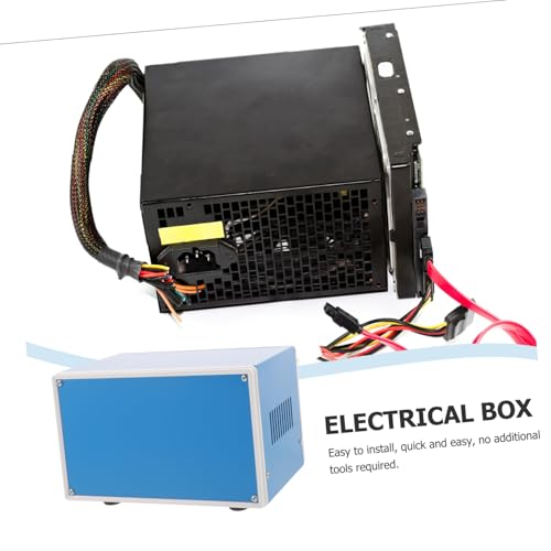 BAZEITFLOW Elektronische Abzweigdose Metallgehäuse Schutzbox Kompakt Robust Staubdicht Vielseitig für Elektronikprojekte Einfache Montage Praktische Aufbewahrung von BAZEITFLOW