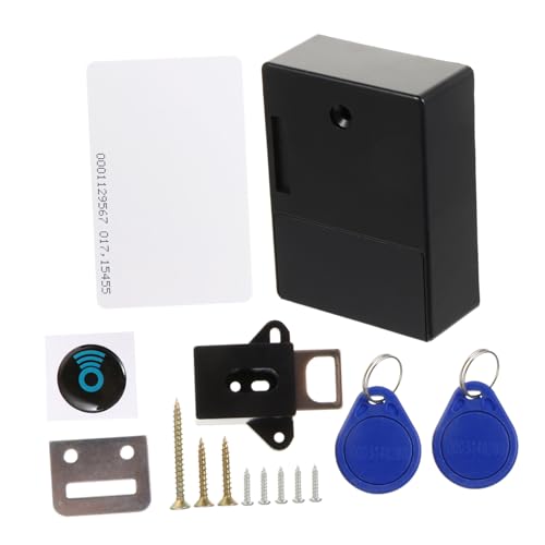 BAZEITFLOW Elektronisches Rfid Schrankschloss Unsichtbar ohne Bohren Smart Kinderschutz mit Schlüsselkarte Aa Batterien Schutz für Schränke und Kindersicherung Energiesparend BAZEITFLOW Elektronisches Rfid Schrankschloss Unsichtbar ohne Bohren Smart Kinderschutz mit Schlüsselkarte Aa Batterien Schutz für Schränke und Kindersicherung Energiesparend von BAZEITFLOW