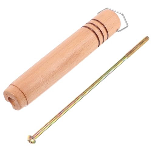 BAZEITFLOW Ergonomischer Holzgriff für Milch Suppentöpfe Hitzebeständig Abnehmbar Passend Edelstahl kochgeschirr Ersatzgriff Komfortabel Sicher Einfache Montage von BAZEITFLOW