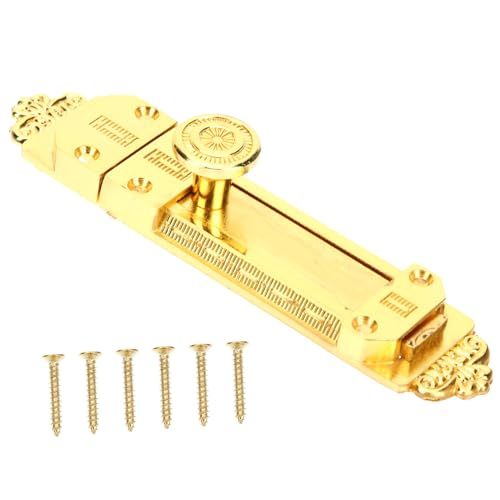 BAZEITFLOW Europäischer Französischer Türbolzen aus Hochwertiger Zinklegierung Langlebiger und Praktischer Schiebetür riegel für Doppeltüren Einfache Montage Retro Sicherheitsverschluss BAZEITFLOW Europäischer Französischer Türbolzen aus Hochwertiger Zinklegierung Langlebiger und Praktischer Schiebetür riegel für Doppeltüren Einfache Montage Retro Sicherheitsverschluss von BAZEITFLOW