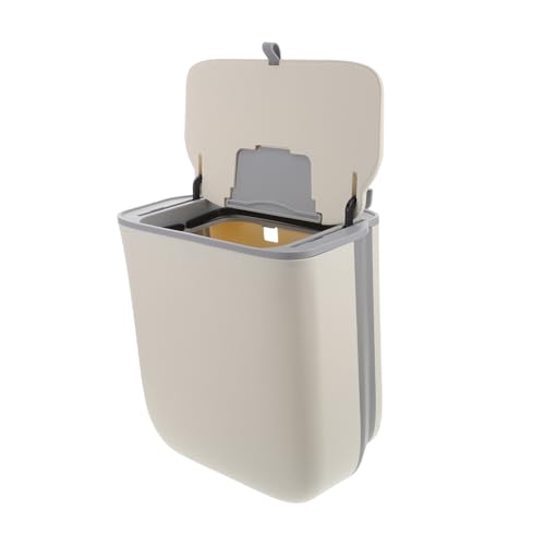 BAZEITFLOW Faltbarer Hängender Mülleimer mit Deckel aus Robustem Kunststoff Platzsparend unter Küchenschrank Vielseitig für Küche Bad Wohnmobil Schlafzimmer Moderne Wandmontage Abfalleimer BAZEITFLOW Faltbarer Hängender Mülleimer mit Deckel aus Robustem Kunststoff Platzsparend unter Küchenschrank Vielseitig für Küche Bad Wohnmobil Schlafzimmer Moderne Wandmontage Abfalleimer von BAZEITFLOW