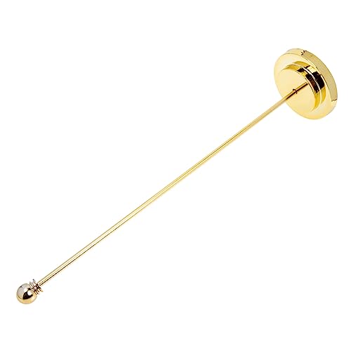 BAZEITFLOW Flagpole Halterung ohne Nägel Stabiler Fahnenmast für Desktop Anzeige Goldfarben für Werbung und Dekoration Langlebig und Installieren von BAZEITFLOW