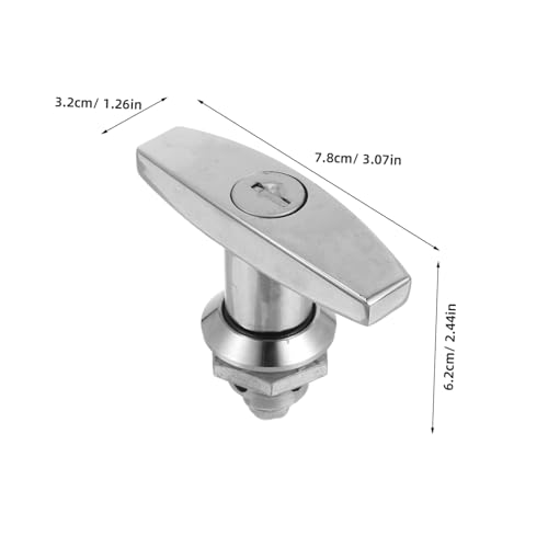 BAZEITFLOW Form Griffschloss mit Schlüssel Zinklegierung Robustes Rv Storage Lock Vielseitig für Aktenschrank Werkzeugkasten Briefkasten und Verteilerschrank Geeignet Sichere und Einfache BAZEITFLOW Form Griffschloss mit Schlüssel Zinklegierung Robustes Rv Storage Lock Vielseitig für Aktenschrank Werkzeugkasten Briefkasten und Verteilerschrank Geeignet Sichere und Einfache von BAZEITFLOW