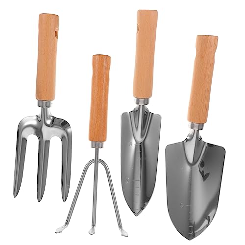 BAZEITFLOW Gartenwerkzeugset Teiliges Set mit Breiter und Kelle Dreizahnrechen und Schaufel für Effektive und Bodenentfernung im Garten BAZEITFLOW Gartenwerkzeugset Teiliges Set mit Breiter und Kelle Dreizahnrechen und Schaufel für Effektive und Bodenentfernung im Garten von BAZEITFLOW