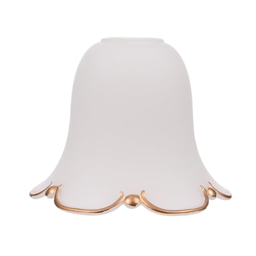 BAZEITFLOW Glas Lampenschirm Ersatz Zubehör für Tischlampe Stehlampe Nachttischlampe Wohnzimmer Schlafzimmer Präzise Einfache Montage Hochwertiges Glas Modernes Design von BAZEITFLOW