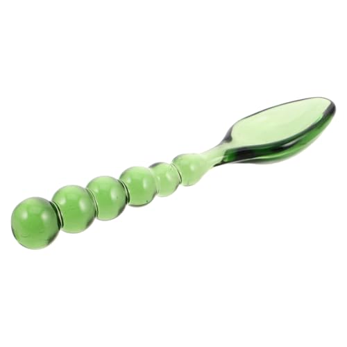 BAZEITFLOW Glasrührlöffel Transparent Kreatives Design Glasmischlöffel für Kaffee Heißgetränke Kuchen Löffel Teelöffel für Zucker Salz Eiscreme Bar Party Kücheneinsatz von BAZEITFLOW