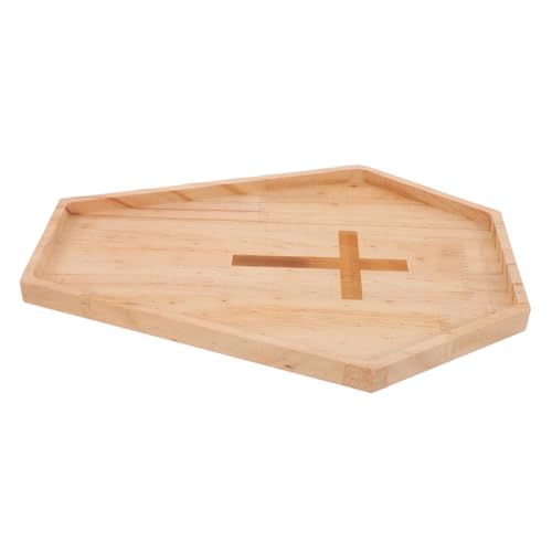 BAZEITFLOW Gothic Sarg Tablett mit Kreuz Holz Candy Platter Halloween Party Snackplatte Obstschale für Festliche Tischdekoration BAZEITFLOW Gothic Sarg Tablett mit Kreuz Holz Candy Platter Halloween Party Snackplatte Obstschale für Festliche Tischdekoration von BAZEITFLOW