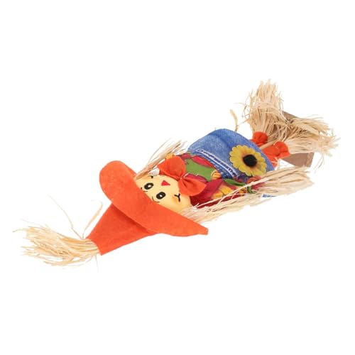 BAZEITFLOW Halloween Deko Strohpuppen Gartenfigur mit Stabilem Sockel Realistische Herbst Deko für Innen und Außen Einfache Anbringung Dekorative Kürbisfigur für Halloween Party und Garten BAZEITFLOW Halloween Deko Strohpuppen Gartenfigur mit Stabilem Sockel Realistische Herbst Deko für Innen und Außen Einfache Anbringung Dekorative Kürbisfigur für Halloween Party und Garten von BAZEITFLOW