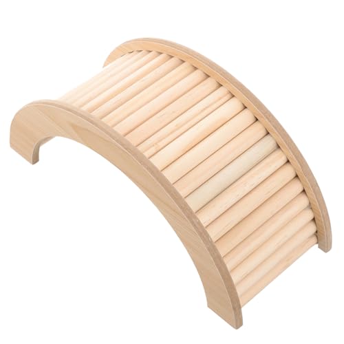 BAZEITFLOW Hamster Kletterbrücke aus Holz Sichere Langlebige Kleintierleiter für Meerschweinchen und Kaninchen Multifunktionales Haustierspielzeug für Bewegung und Beschäftigung Mittelgroß BAZEITFLOW Hamster Kletterbrücke aus Holz Sichere Langlebige Kleintierleiter für Meerschweinchen und Kaninchen Multifunktionales Haustierspielzeug für Bewegung und Beschäftigung Mittelgroß von BAZEITFLOW