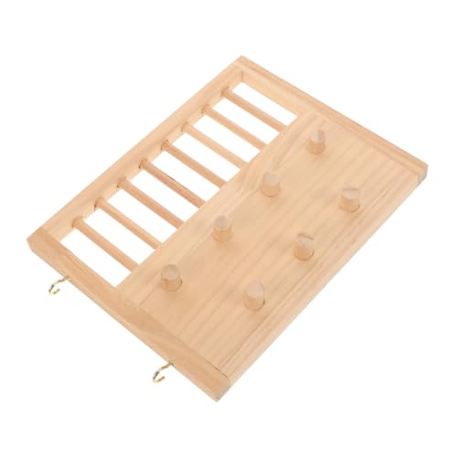 BAZEITFLOW Hamster Kletterspielzeug aus Holz Interaktive Kletterleiter für Meerschweinchen Chinchillas und Kleine Haustiere Einfach zu Montieren für Sicheres BAZEITFLOW Hamster Kletterspielzeug aus Holz Interaktive Kletterleiter für Meerschweinchen Chinchillas und Kleine Haustiere Einfach zu Montieren für Sicheres von BAZEITFLOW