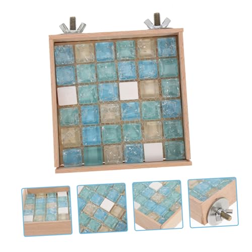 BAZEITFLOW Hamster Kühlplatte Holz Kleine Haustier Kühlmatte für Kaninchen Meerschweinchen Chinchilla Langlebig Einfach zu Reinigen Sommer Kühlpad für Kleintiere von BAZEITFLOW