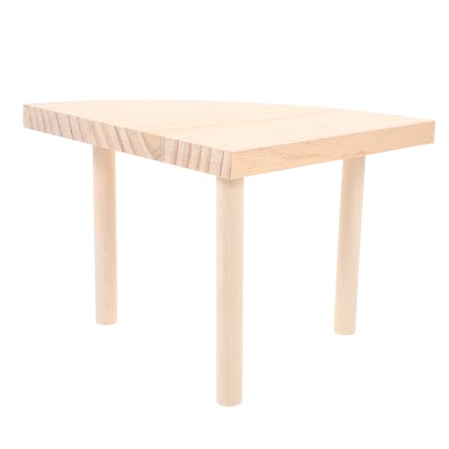 BAZEITFLOW Hamster Plattform Holz Robust Langlebig Kleintier Spielplatz Kletterplattform für Hamster Zwerghamster und Kleine Haustiere Geeignet von BAZEITFLOW