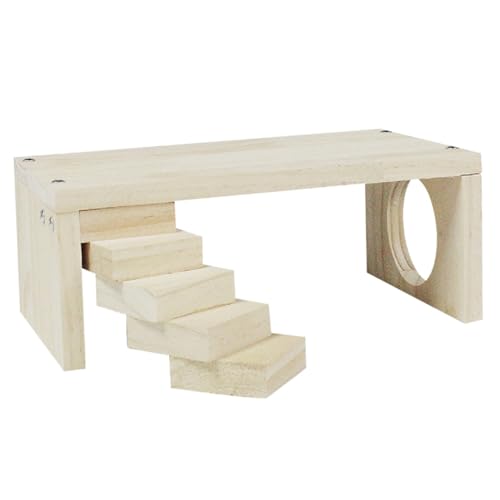 BAZEITFLOW Hamster Plattform aus Stabilem Holz mit Glatten Kanten Kletter und Spielplattform für Kleine Haustiere Wie Meerschweinchen und Zwerghamster Sicherer Spielspaß im Käfig Fördert BAZEITFLOW Hamster Plattform aus Stabilem Holz mit Glatten Kanten Kletter und Spielplattform für Kleine Haustiere Wie Meerschweinchen und Zwerghamster Sicherer Spielspaß im Käfig Fördert von BAZEITFLOW
