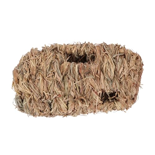 BAZEITFLOW Hamster Verstecktunnel aus Stroh Natürliches Nest und Kleintier Versteck für Hamster und Kleine Nager Fördert Erkundung und Rückzugsort Geeignet als Haustierversteck und BAZEITFLOW Hamster Verstecktunnel aus Stroh Natürliches Nest und Kleintier Versteck für Hamster und Kleine Nager Fördert Erkundung und Rückzugsort Geeignet als Haustierversteck und von BAZEITFLOW