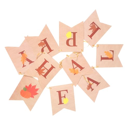 BAZEITFLOW Happy Fall Bunting Banner mit Ahornblatt Motiv Wetterfestes Thanksgiving Dekobanner für Innen und Außen Vielseitig Hängbar an Wand Tür Fenster für Erntedankfest und Herbstfeiern BAZEITFLOW Happy Fall Bunting Banner mit Ahornblatt Motiv Wetterfestes Thanksgiving Dekobanner für Innen und Außen Vielseitig Hängbar an Wand Tür Fenster für Erntedankfest und Herbstfeiern von BAZEITFLOW