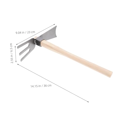 BAZEITFLOW Haus Gartengartenhacke mit Robustem Holzgriff Multifunktionales Metall Werkzeug zum Graben Jäten und Umgraben Langlebig und Praktisch für Gemüse Blumen und Außenbereiche BAZEITFLOW Haus Gartengartenhacke mit Robustem Holzgriff Multifunktionales Metall Werkzeug zum Graben Jäten und Umgraben Langlebig und Praktisch für Gemüse Blumen und Außenbereiche von BAZEITFLOW