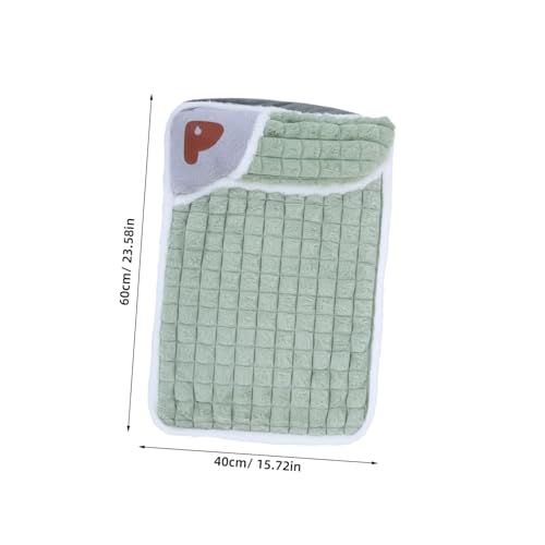 BAZEITFLOW Haustiermatte Hundebox Pad Hundebox Matte Hund Schlafmatte Haustierbett -Couch Hundeschlafsofa Waschbares Haustierkissen Rechteckiges Hundebett Hundematratze Hellgrün Stoff BAZEITFLOW Haustiermatte Hundebox Pad Hundebox Matte Hund Schlafmatte Haustierbett -Couch Hundeschlafsofa Waschbares Haustierkissen Rechteckiges Hundebett Hundematratze Hellgrün Stoff von BAZEITFLOW