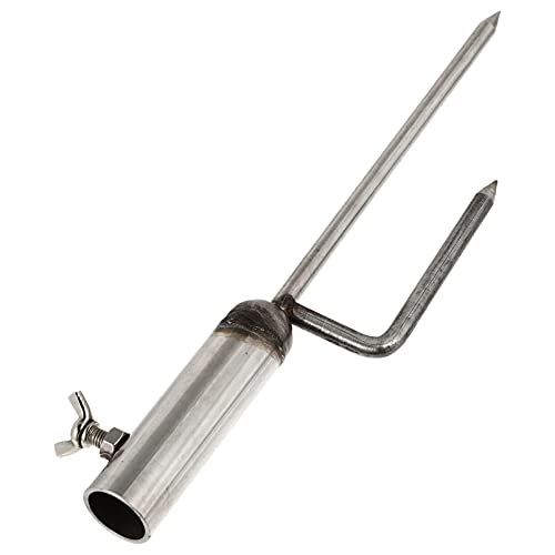BAZEITFLOW Heavy Duty Edelstahl Regenschirm Bodenanker Sandanker Sonnenschirm Halter Outdoor Parasol Fixator für Garten Camping Strand Picknick von BAZEITFLOW