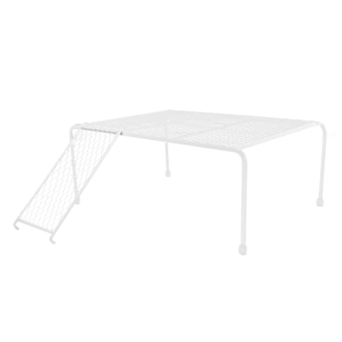 BAZEITFLOW Hohlgearbeitetes Hühnerstall Regal aus Stabilem Metall mit Kletterleiter Großes Außengelände Hühnergehege Fördert Bewegung und Gesundheit der Kleintiere von BAZEITFLOW