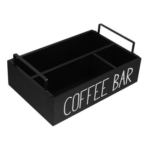 BAZEITFLOW Holz Organizer mit Fächern für Tee und Zuckerpäckchen Kompakte Aufbewahrungsbox für Küchenarbeitsplatten Eleganter Teebeutel und Zuckerhalter aus Holz für BAZEITFLOW Holz Organizer mit Fächern für Tee und Zuckerpäckchen Kompakte Aufbewahrungsbox für Küchenarbeitsplatten Eleganter Teebeutel und Zuckerhalter aus Holz für von BAZEITFLOW