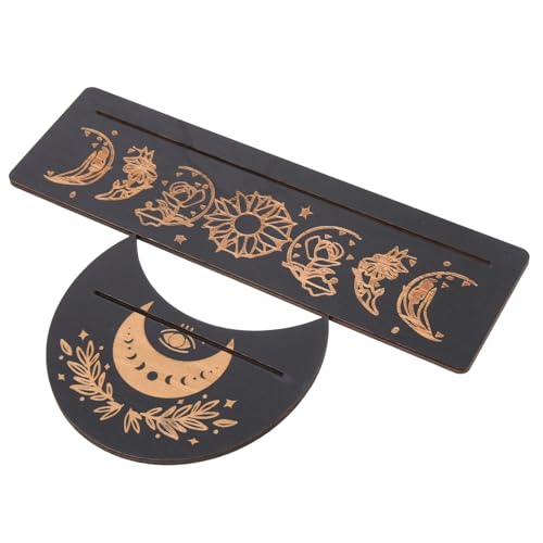 BAZEITFLOW Holz Tarotkartenhalter Mondförmig Dekorativer Altarständer für Wahrsagen Meditationszubehör Rechteckiger Kartenhalter Holzdisplay Kompaktes Tarot Kartenständer für Altar Dekoration BAZEITFLOW Holz Tarotkartenhalter Mondförmig Dekorativer Altarständer für Wahrsagen Meditationszubehör Rechteckiger Kartenhalter Holzdisplay Kompaktes Tarot Kartenständer für Altar Dekoration von BAZEITFLOW