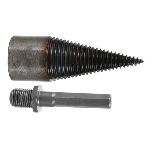 BAZEITFLOW Holzspaltbohrer Sechskantschaft Hochcarbonstahl Brennholzbohrer Holzspalter Kompatibel für Elektrowerkzeuge Einfache Bedienung Effizient für Brennholzspalten BAZEITFLOW Holzspaltbohrer Sechskantschaft Hochcarbonstahl Brennholzbohrer Holzspalter Kompatibel für Elektrowerkzeuge Einfache Bedienung Effizient für Brennholzspalten von BAZEITFLOW