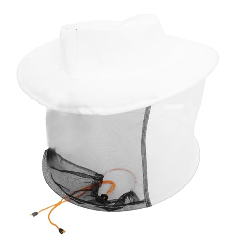 BAZEITFLOW Imkerhut mit Atmungsaktivem Faltbarem Gesichtsschutznetz für Bienenzucht und Outdoor Schutz Weiß Langlebiges Material Sicherer Insektenschutz für Damen und Herren BAZEITFLOW Imkerhut mit Atmungsaktivem Faltbarem Gesichtsschutznetz für Bienenzucht und Outdoor Schutz Weiß Langlebiges Material Sicherer Insektenschutz für Damen und Herren von BAZEITFLOW