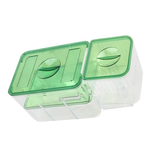 BAZEITFLOW Isolationsbox Aquarium Zuchtbox aus Transparentem Schützender Inkubator für Fischbrut und Jungfische Isolierter Aufzuchtbehälter zur Verbesserung der Überlebensrate in Aquarien von BAZEITFLOW