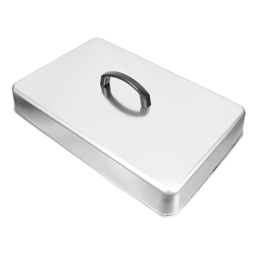 BAZEITFLOW Käse Schmelzhaube Rechteckig Basting Cover Öl Spritzschutz Dampfabdeckung Für Grill BBQ Flachgrill Steak Käse Aromaversiegelung Hitzebeständig Robust BAZEITFLOW Käse Schmelzhaube Rechteckig Basting Cover Öl Spritzschutz Dampfabdeckung Für Grill BBQ Flachgrill Steak Käse Aromaversiegelung Hitzebeständig Robust von BAZEITFLOW