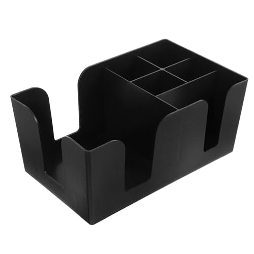 BAZEITFLOW Kaffeestation Organizer für Arbeitsplatte mit Fächern Multifunktionaler Becherhalter aus Robustem Material Papierbecher und Deckel Organizer für Büro und Zuhause Schwarz BAZEITFLOW Kaffeestation Organizer für Arbeitsplatte mit Fächern Multifunktionaler Becherhalter aus Robustem Material Papierbecher und Deckel Organizer für Büro und Zuhause Schwarz von BAZEITFLOW