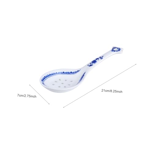 BAZEITFLOW Keramik Suppenlöffel Chinesischer Stil Große Schöpfkelle Langer Griff Für Familienmahlzeiten Serviergeschirr Traditionelles Blau weißes Porzellan Geschirr BAZEITFLOW Keramik Suppenlöffel Chinesischer Stil Große Schöpfkelle Langer Griff Für Familienmahlzeiten Serviergeschirr Traditionelles Blau weißes Porzellan Geschirr von BAZEITFLOW