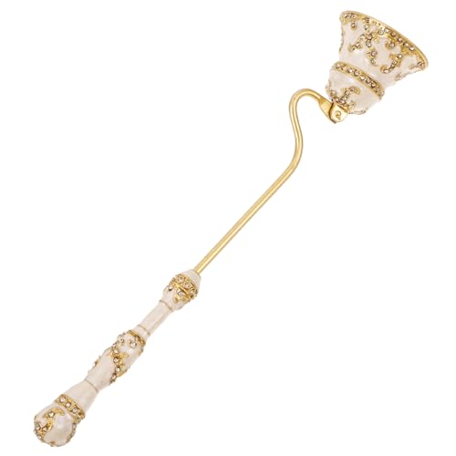 BAZEITFLOW Kerzenlöscher Vintage Stil mit Langem Griff Sicherer Dochtlöscher für Stumpenkerzen und Duftkerzen im Wohnzimmer Wiederverwendbar und Einfach zu Reinigen Antikes Design BAZEITFLOW Kerzenlöscher Vintage Stil mit Langem Griff Sicherer Dochtlöscher für Stumpenkerzen und Duftkerzen im Wohnzimmer Wiederverwendbar und Einfach zu Reinigen Antikes Design von BAZEITFLOW
