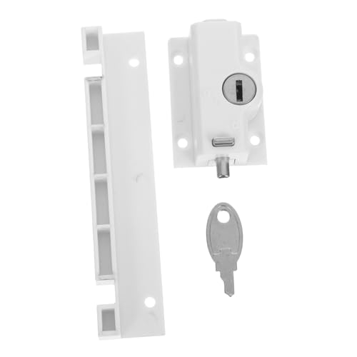 BAZEITFLOW Kindersicheres Schiebetürschloss Weiß Fenster Balkontür-sicherheitsstopper für Zuhause Einstellbarer Fensterschutz für Hohe Stockwerke Installieren Vielseitig Kompatibel von BAZEITFLOW