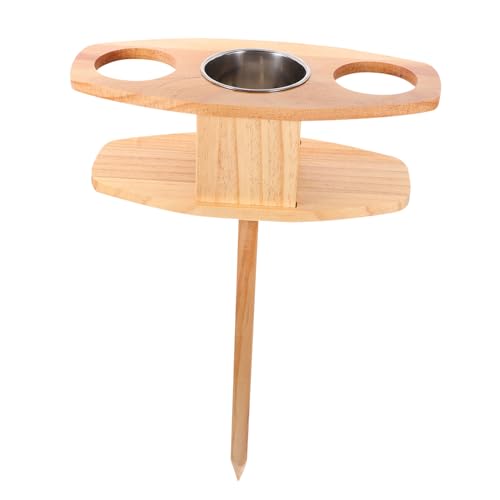 BAZEITFLOW Klappbarer Weintisch Aus Tragbarer Glastisch Als Serviertisch Klapptisch Für Outdoor-use Am Strand von BAZEITFLOW