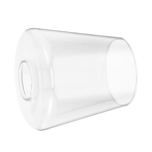 BAZEITFLOW Klarer Zylinder Glaslampenschirm Ersatz Lampenschirm Glaslampenabdeckung mit Fassung für Pendelleuchte Kronleuchter Wandleuchte Tischlampe Wandlampe Loch BAZEITFLOW Klarer Zylinder Glaslampenschirm Ersatz Lampenschirm Glaslampenabdeckung mit Fassung für Pendelleuchte Kronleuchter Wandleuchte Tischlampe Wandlampe Loch von BAZEITFLOW