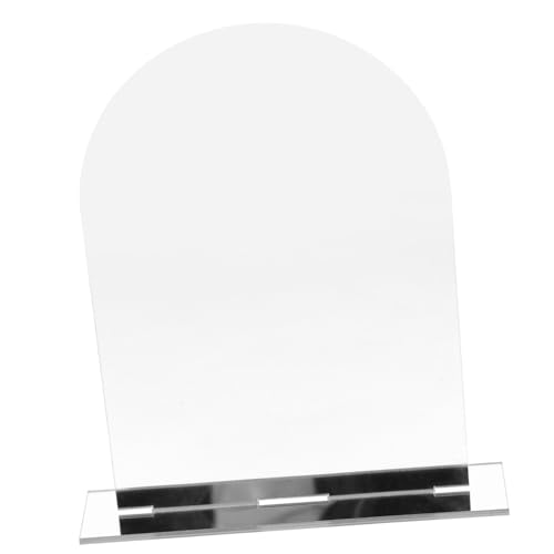 BAZEITFLOW Klares Acryl Tischkarten Doppelseitig Silber Modernes Design Vielseitig Einsetzbar Für Hochzeit Empfang Bankett Mit Ständer Tischnummern Platzkarten von BAZEITFLOW