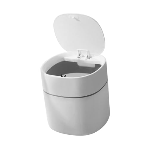 BAZEITFLOW Kleiner Desktop Abfalleimer mit Druck deckel Kompakt und Platzsparend Vielseitig als Mini Müllbehälter für Büro Zuhause und Unterwegs aus Langlebigem Material für Schreibtisch und BAZEITFLOW Kleiner Desktop Abfalleimer mit Druck deckel Kompakt und Platzsparend Vielseitig als Mini Müllbehälter für Büro Zuhause und Unterwegs aus Langlebigem Material für Schreibtisch und von BAZEITFLOW