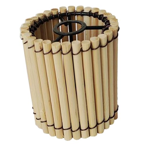 BAZEITFLOW Kleiner Natur Lampenschirm Handgefertigt Vintage Pendelleuchte Lampenabdeckung für Schlafzimmer Wohnzimmer Dekorative Rattan Lichtabdeckung BAZEITFLOW Kleiner Natur Lampenschirm Handgefertigt Vintage Pendelleuchte Lampenabdeckung für Schlafzimmer Wohnzimmer Dekorative Rattan Lichtabdeckung von BAZEITFLOW