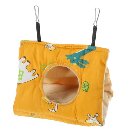 BAZEITFLOW Kleines Verschleißfestes Vogelhängematten Nest aus Baumwolle Atmungsaktiv und Warm Geeignet als Haustierbett für Papageien Wellensittiche und Kleine Vögel für Käfig und Winterruhe BAZEITFLOW Kleines Verschleißfestes Vogelhängematten Nest aus Baumwolle Atmungsaktiv und Warm Geeignet als Haustierbett für Papageien Wellensittiche und Kleine Vögel für Käfig und Winterruhe von BAZEITFLOW