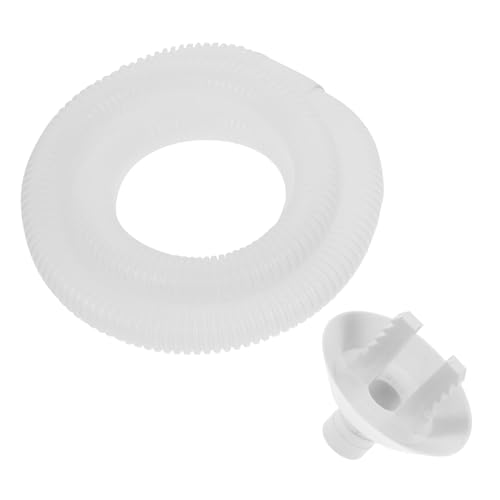 BAZEITFLOW Klimaanlagen Ablauf Verbindungsstück Ablaufschlauch Adapter Winkelstück für Split Unit und Fenstergerät mit Transparentem Vinyl Schlauch Zubehör von BAZEITFLOW