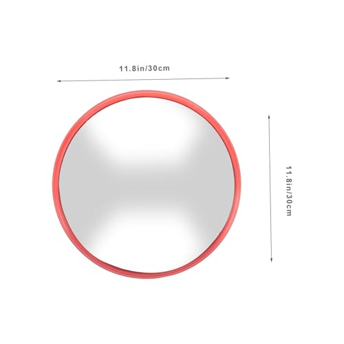 BAZEITFLOW Konvexer Sicherheits spiegel Rund für Innen und Außen Bruchsicher Rostfrei Weitwinkel überwachung für Garage Einfahrt Tote Winkel Verkehrsspiegel mit Klarem Sichtfeld von BAZEITFLOW