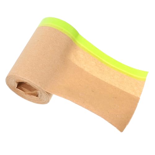 BAZEITFLOW Kraftpapier Abdeckpapier mit Klebeband Wasserdichtes Maskierpapier für Auto und Haus Malerschutzfolie zum Abdecken von Böden Rahmen und Oberflächen von BAZEITFLOW