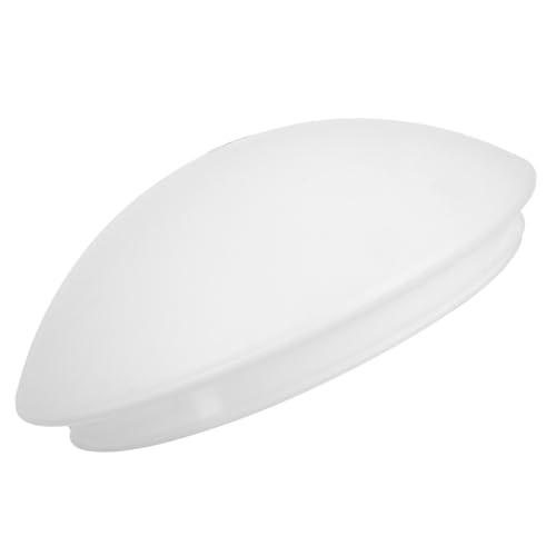 BAZEITFLOW Kunststoff Lampenschirm Deckenleuchte Ersatz Abdeckung mit Loch Rundes Design Langlebig für Wohnzimmer Schlafzimmer Esszimmer Vielseitig und Benutzerfreundlich von BAZEITFLOW