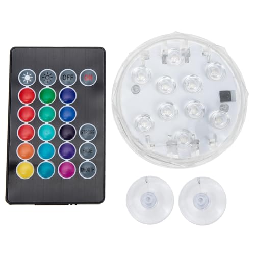 BAZEITFLOW LED Unterwasserlicht Rgb Farbwechsel mit Fernbedienung Vielseitiges Tauchlicht für Pool Aquarium Teich Stimmungsvolle Beleuchtung Hohe Helligkeit Langlebig BAZEITFLOW LED Unterwasserlicht Rgb Farbwechsel mit Fernbedienung Vielseitiges Tauchlicht für Pool Aquarium Teich Stimmungsvolle Beleuchtung Hohe Helligkeit Langlebig von BAZEITFLOW
